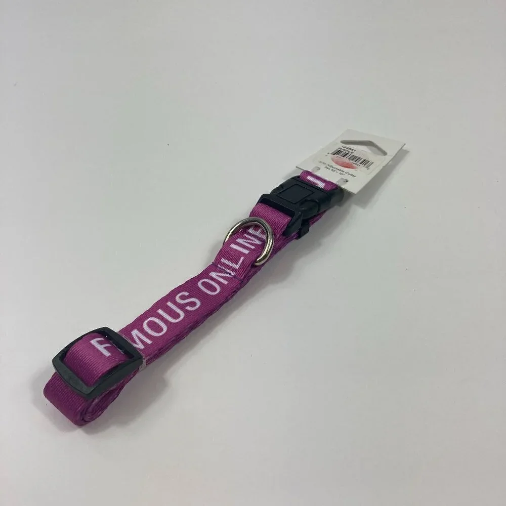 4/$25 NWT Famous Online Say What dog collar